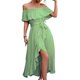 thumbnail image 4 of Vestido De Una Pieza, Dobladillo Irregular A La Moda, Cómodo Vestido Informal Con Estampado De Puntos Para Cita Para Mujer ANGGREK Otros, 4 of 5