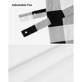 thumbnail image 7 of Fsddascl Black White Plaid Tie Up Valance Curtains for Windows, Kitchen Curtains Window Treatments, Spring Farmhouse Buffalo Checkered Short Window Shades Valances for Bedroom Bathroom Cafe 60"x18", 7 of 7