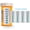 White, variant on Take‑n‑Slide Peel and Stick Reusable for 12 + Refills, Pill/Medication/Vitamin/Pet Tracker and Reminder, Attach to Your Bottle, Organizer-Free, Curved‑Back (White, 5-Pack)