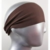 Headbands HB-3855 Moisture Wicking Brown Solid, Headband