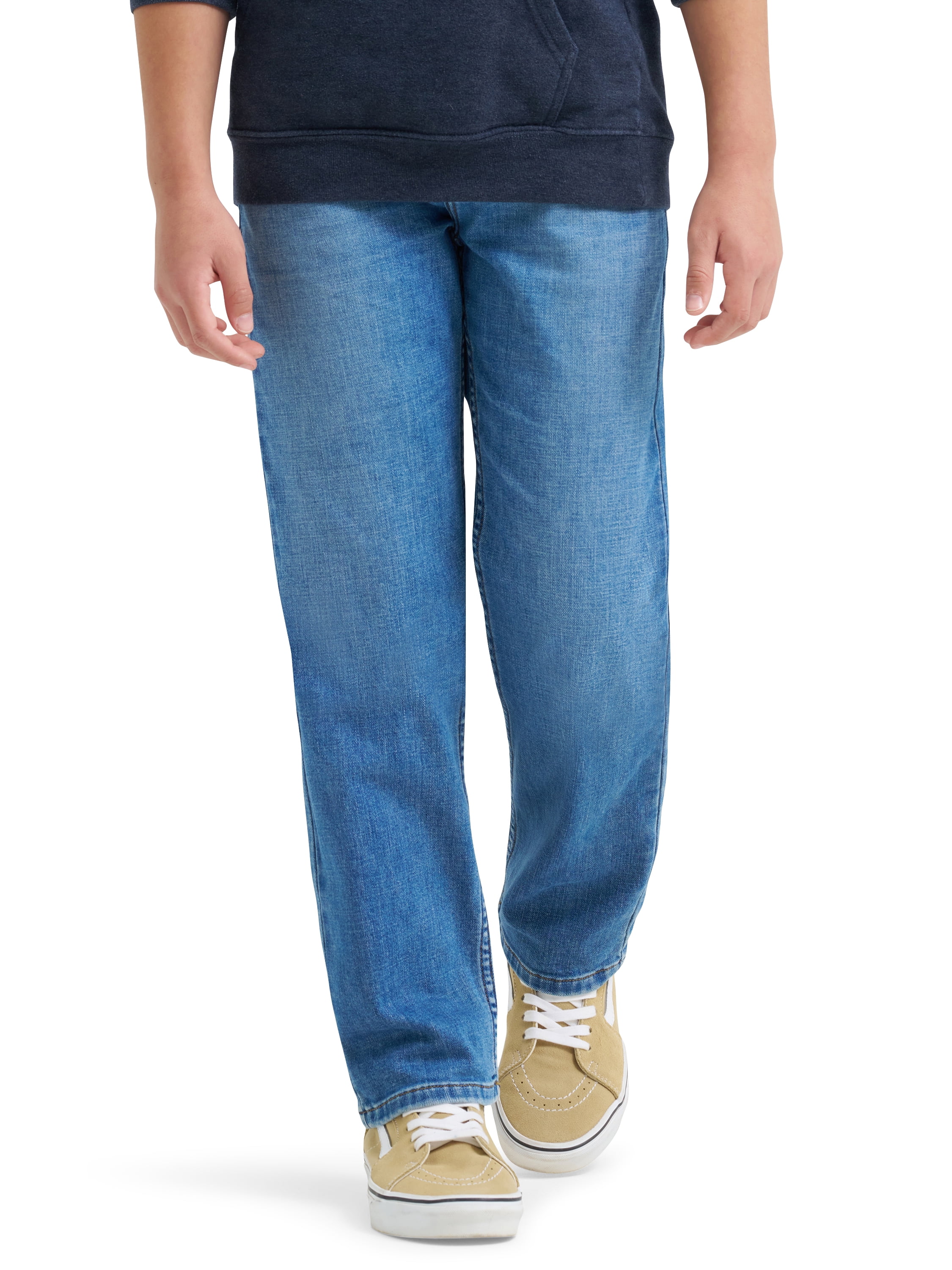 Wrangler® Boys Straight Fit Denim Jeans, Sizes 4-18 Regular, Slim, & Husky