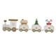 thumbnail image 5 of Tren de madera navideño, decoración de tren, adorno navideño, decoración de madera para Navidad. Blanco, 5 of 8