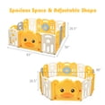 thumbnail image 2 of Patiojoy 12-Panel Foldable Baby Playpen Kids Safety Yard Activity Center with Safety Lock, 2 of 6