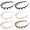 Color E, variant on 6Pcs Zig Zag Shark Tooth Headbands Comb Zigzag Plastic Hoop U Shaped Shark Tooth Hair Bands Wavy teeth Hair Hoop Accessory(Leopard color)