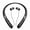 Black, variant on Neckband Bluetooth Headphone, Retractable Headphones with Bluetooth, Stereo Noise Cancelling Earphones,Neckband Bluetooth Earphones for Office Meetings and Daily Commuting