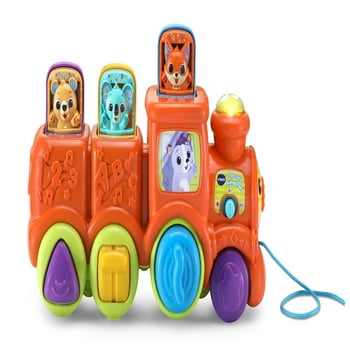 VTech Pop and Sing Animal Train Pull-Along Toy for Babies and Toddlers
