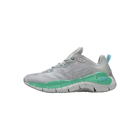 Reebok Unisex Zig Kinetica II Sneaker, Pure Grey/Future Teal, 10.5 US Men