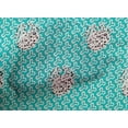 thumbnail image 5 of oneOone Cotton Poplin Turquoise Blue Fabric Abstract Block Sewing Craft Projects Fabric Prints By Yard 56 Inch Wide, 5 of 5