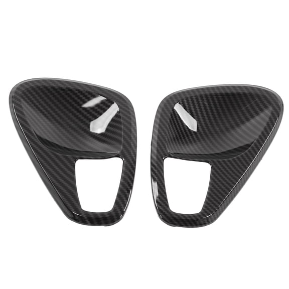 Reemplazo De Estilo De Fibra De Carbono Para Manija De Puerta Interior De Puerta, Cubierta De Cuenco Para Smart Fortwo W451 Facelift 2011-2014
