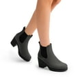 thumbnail image 5 of BURUDANI Women Fall Chunky-Heel Chelsea Ankle Booties Slip-On Elastic High-Heeled Boots, 5 of 6