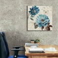 thumbnail image 3 of Epic Graffiti 'A Blue Note III' by Lisa Audit, Canvas Wall Art, 26"x26", 3 of 8