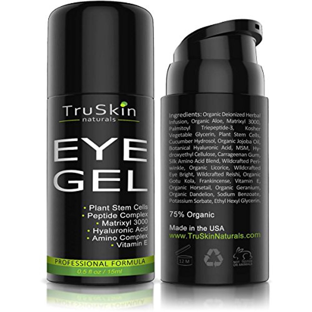 TruSkin Eye Gel for Wrinkles, Fine Lines, Dark Circles, Puffiness