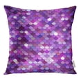 thumbnail image 1 of RYLABLUE Violet Abstrait Coloré Rose Pailleté Perles Brillant Cercles Closeup Sombre Jeter Taie d'Oreiller Housse de Coussin, 1 of 1