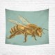 thumbnail image 1 of ABPHQTO Tapiz de Pared Abeja Miel 128x150 cm Tapices de Pared, 1 of 3