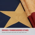 thumbnail image 5 of Anley 3x6 Ft Vintage Style USA Pleated Fan Flag - American US Bunting Flags Patriotic Stars & Stripes - United States Fan Banner, 5 of 7