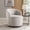 Gray, variant on Noble House Arissa 26" Velvet Ergonomic Barrel Armchair, Swivel Reading Chair with Metal Base for Living Room, Teal