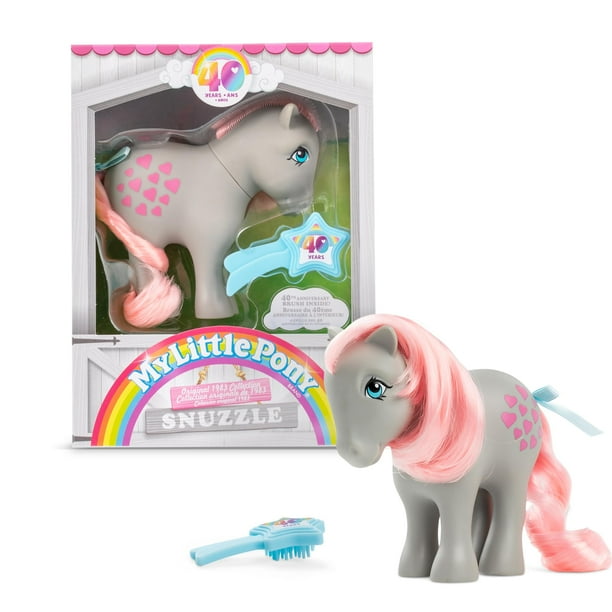 Figura de acción My Little Pony Snuzzle 40 aniversario, 10 cm