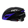 thumbnail image 1 of Casco de bicicleta para mujer y hombre, con visera desmontable y resistencia a los golpes, ajustable. Púrpura, 1 of 9