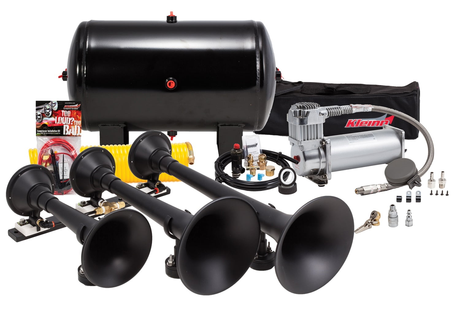 Kleinn Automotive Air Horns HK9 Pro Blaster Triple Train Horn Kit