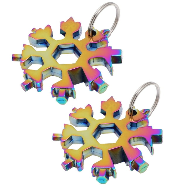 COPO DE NIEVE 2PCS LLAVE DE NIEVE COPAS DE NIEVE CON LLAVA DE APERTURA DE ACERO DE CARBURA