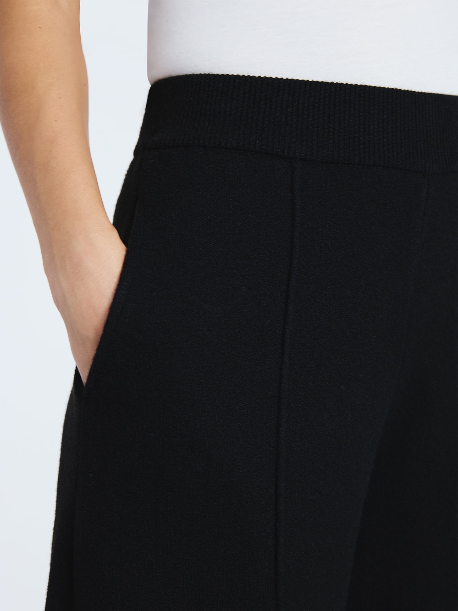 Scoop Women's Sweater Knit Barrel Pants, Sizes XS-XXL