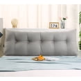 thumbnail image 3 of Cojín de cabecera triangular de gran tamaño con respaldo simple y suave, almohada de cintura para cama, cojín de respaldo de sofá de color sólido, 3 of 6