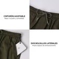 thumbnail image 2 of Pantalón Cargo Jogger Casual Slim Fit Hombre Arjen Kroos, 2 of 5