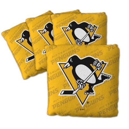 NHL Pittsburgh Penguins Cornhole Bags - 4PK - Yellow