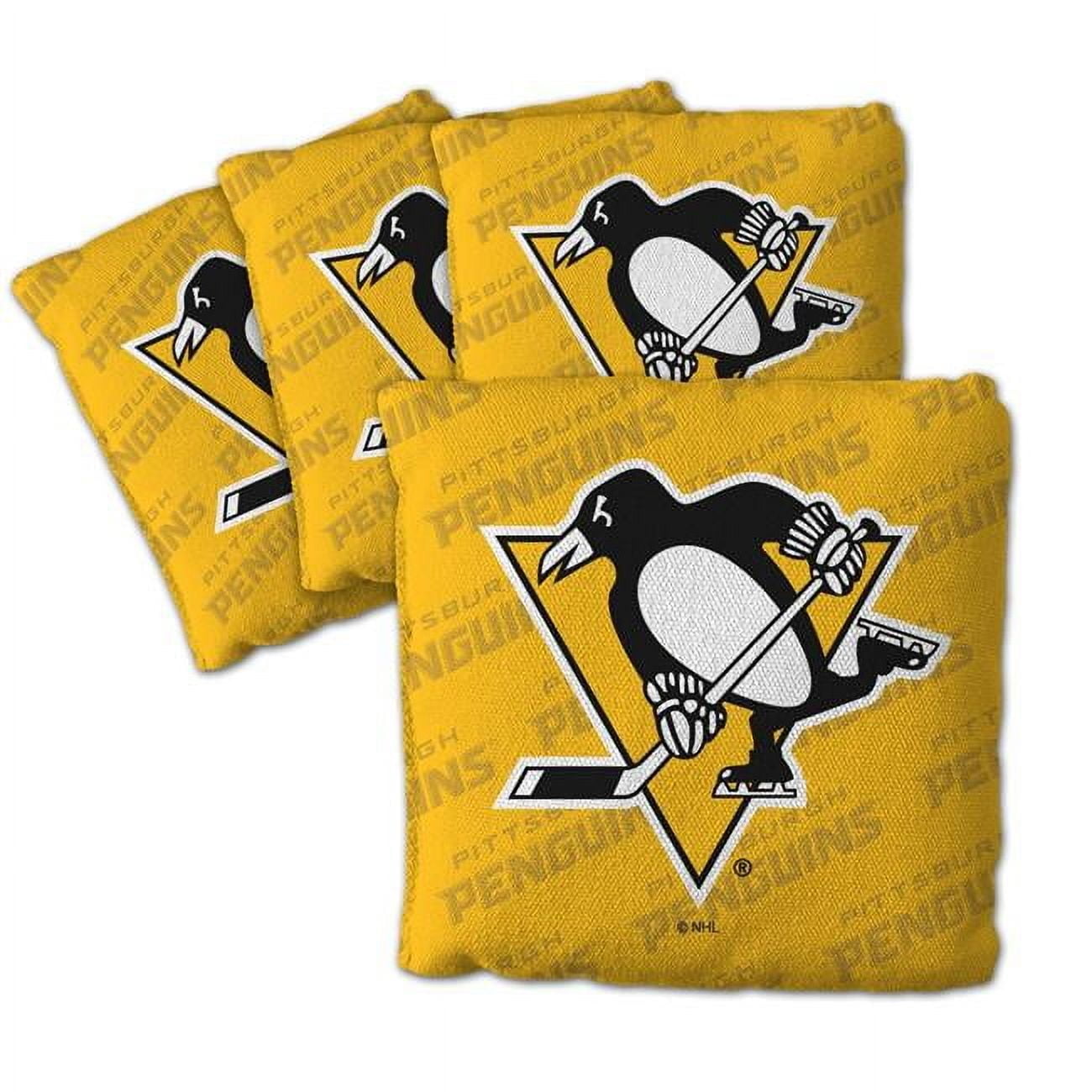 NHL Pittsburgh Penguins Cornhole Bags - 4PK - Yellow