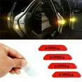 thumbnail image 5 of UHUSE 4 pcs Safety Reflective Tape Open Sign Warning Mark Car Door Sticker Accessories, 5 of 5