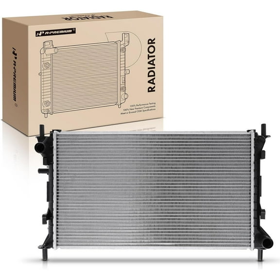 A-Premium Engine Coolant Radiator Compatible with Ford Focus 2000 2001 2002 2003 2004, Focus 2005 2006 2007, V6 3.5L, Replace# YS4Z8005BB, YS4Z8005CA