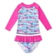 thumbnail image 1 of Traje de baño dividido para niñas Traje de baño de unicornio de manga larga para niñas Traje de baño de playa con protección solar para niñas pequeñas, 1 of 6