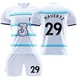 thumbnail image 1 of Chelsea FC Away Shirt 22-23 Kante Kids' Football Shirt Havertz 29, 1 of 5