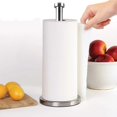 thumbnail image 3 of 2 Pack Stainless Steel Paper Towel Holder, Countertop Paper Towel Holder, Standing Paper Towel Holder for Kitchen Bedroom Bathroom 13.4", Kitchen Towe, 3 of 4