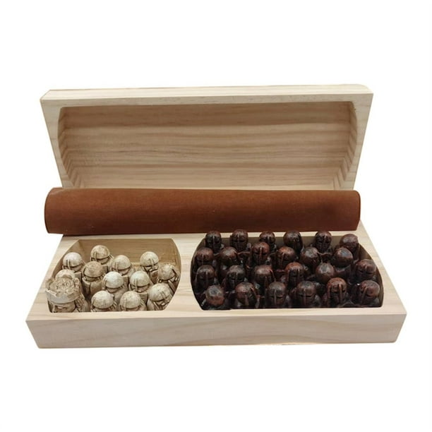 Juego de Ajedrez de Viaje de Lujo: Tablero de Ajedrez y Piezas de Resina, Juego de Estrategia Portátil, Ideal para Viajar.