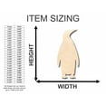 thumbnail image 2 of Unfinished Wood Emperor Penguin Shape - Animal - Wildlife - Craft - up to 46" DIY 12" / 1/8", 2 of 3