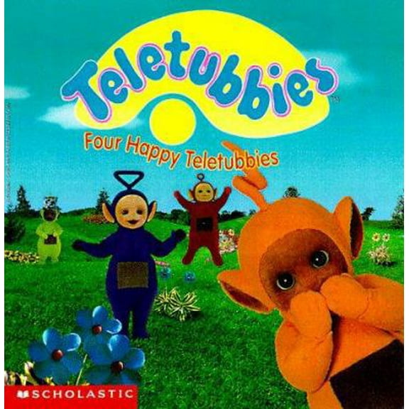 Pre-Owned Four Happy Teletubbies (Paperback) 0590386158 9780590386159