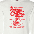 thumbnail image 4 of Inktastic Boxing Champ Long Sleeve T-Shirt, 4 of 5