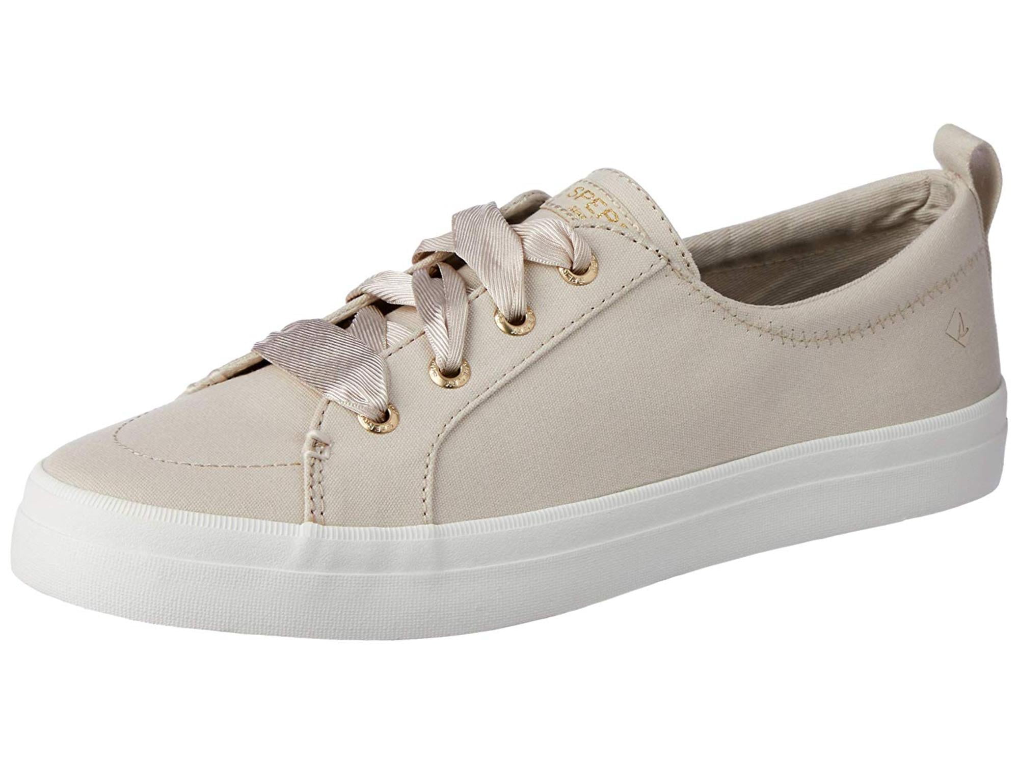 sperry crest vibe satin lace white