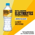 thumbnail image 2 of POWERADE Power Water Zero Sugar Tropical Pineapple Electrolyte Water, 20 fl oz, 2 of 6