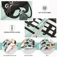 thumbnail image 5 of GZHJMY Funny Black Cats Pillowcase Plush Pillowcase for Hair and Skin, Soft Standard Size Pillow Cases Zippered Queen Pillow Case Set of 1-21x54in Home Decor, 5 of 7