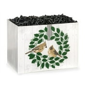6 PK, Farmhouse Birds Basket Boxes, Large 10.25 x 6 x 7.5" For Party, Holiday & Event Decor
