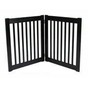 Two Panel EZ Pet Dog Gate - Small/Black