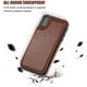 thumbnail image 5 of Funda tipo billetera para Iphone Xs Iphone X con portatarjetas, funda con ranuras para tarjetas con función atril de cuero de primera calidad, cierre magnético doble y cubierta duradera a prueba de go Namotu CZDZ-ZH48-3, 5 of 6