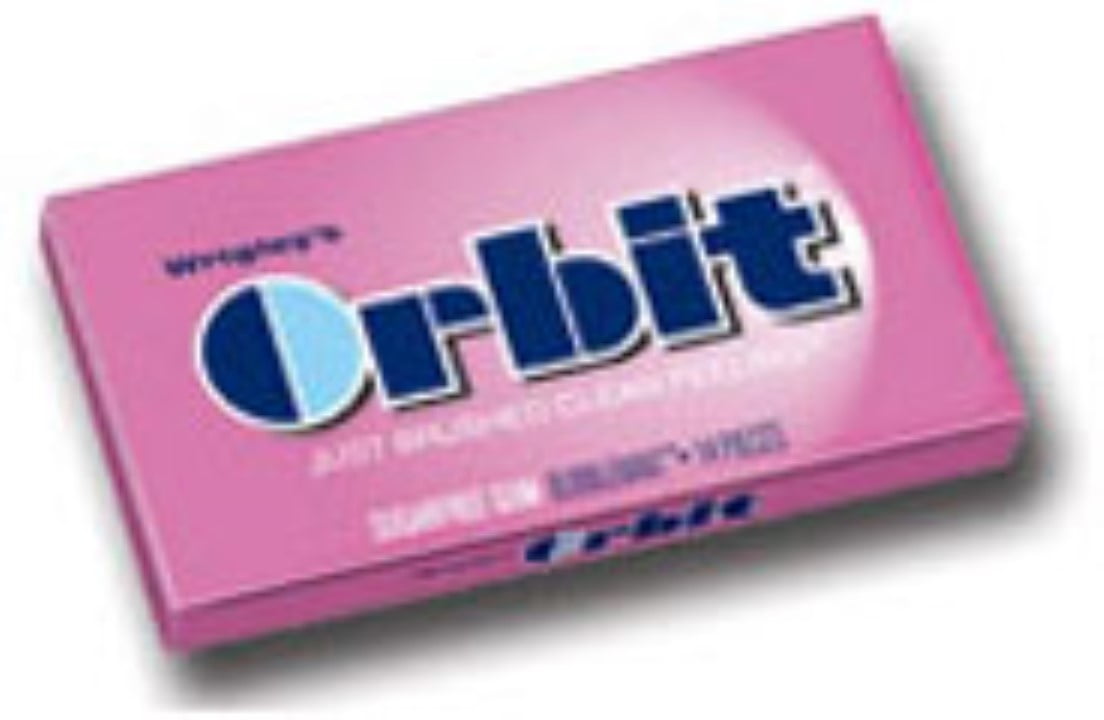 Orbit, Sugar Free Bubblemint Chewing Gum, 14 Pc, 12 Ct