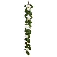 thumbnail image 1 of Vickerman 76" White Magnolia Garland, 1 of 1