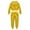 Yellow, variant on TiaoBug Kids Boys Girls Sparkly Sequins Hip-hop Jazz Dance Outfits Hooded Jacket Tops with Pants Performance Costume