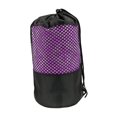 thumbnail image 3 of Toalla de yoga antideslizante de microfibra para hombre y mujer, ideal para hacer ejercicio en casa o en el gimnasio. violeta, 3 of 9