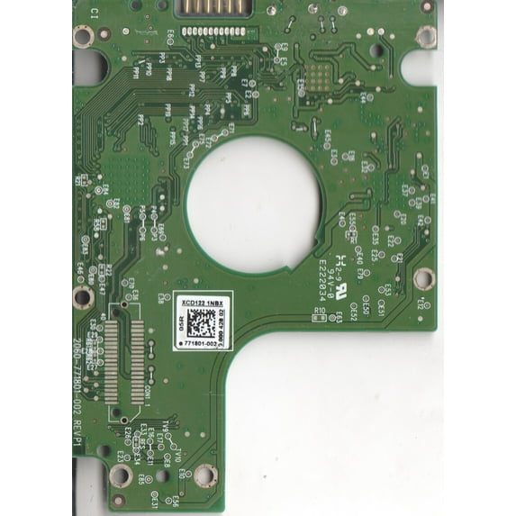 WD10JMVW-11S5XS0, 771801-002 05R, REV P1, WD USB 2.5 PCB