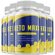 (5 Pack) Keto Maxx - Supplement for Weight Loss - Energy & Focus Boosting Dietary Supplements for Weight Management & Metabolism - Advanced Fat Burn Raspberry Ketones Pills - 300 Capsules